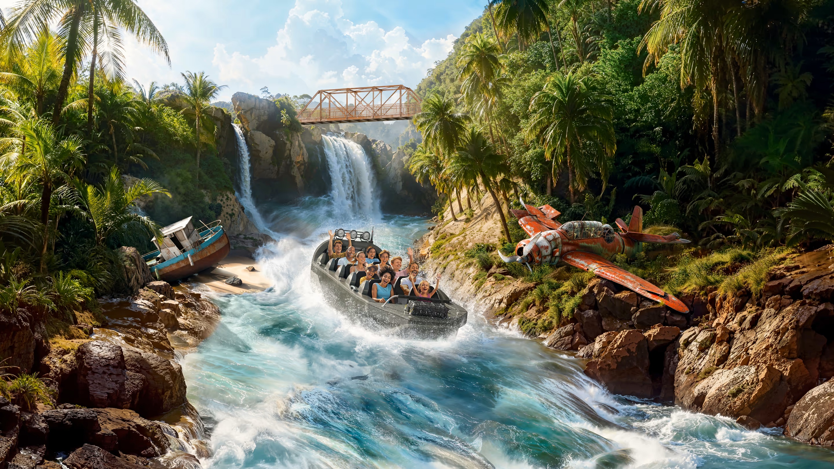 New water attraction Mission Bermudes opening at Futuroscope on June 28